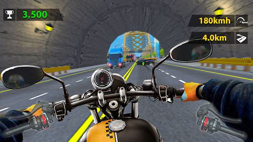 Bike Rider Highway Racing Game Screenshot 2